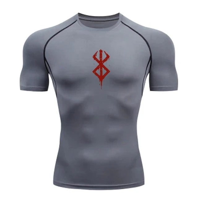 T-shirt compression homme "Berserk" – respirant, gainant et sèche rapide