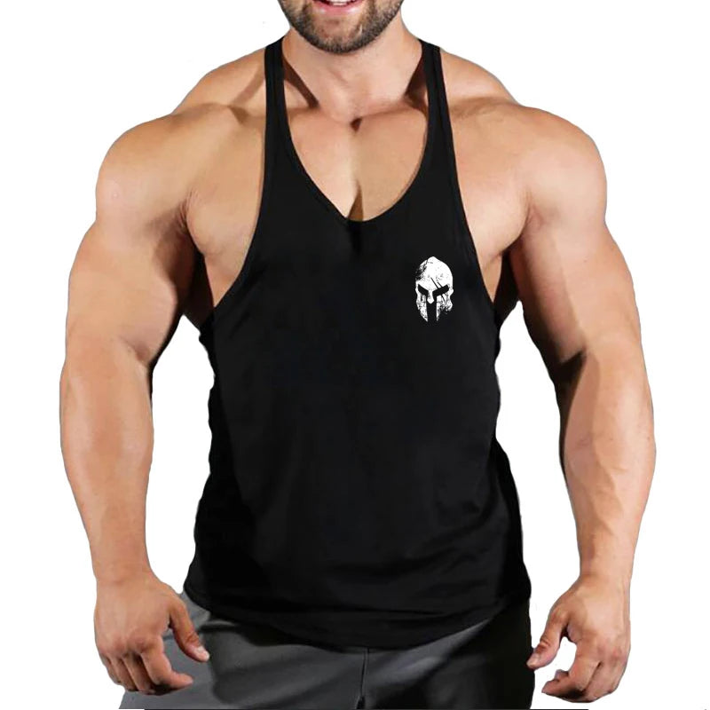 Débardeur Fitness Homme – Polyester Respirant – Coupe Ample Été