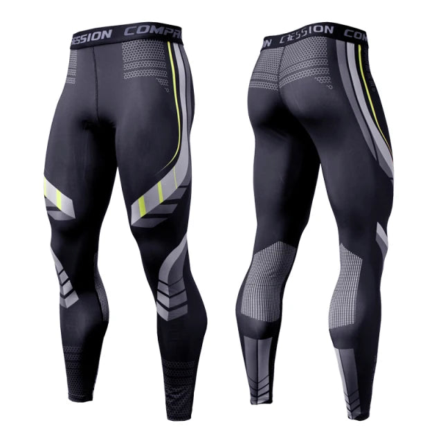 Leggings compression homme sport – Séchage rapide & maintien musculaire total