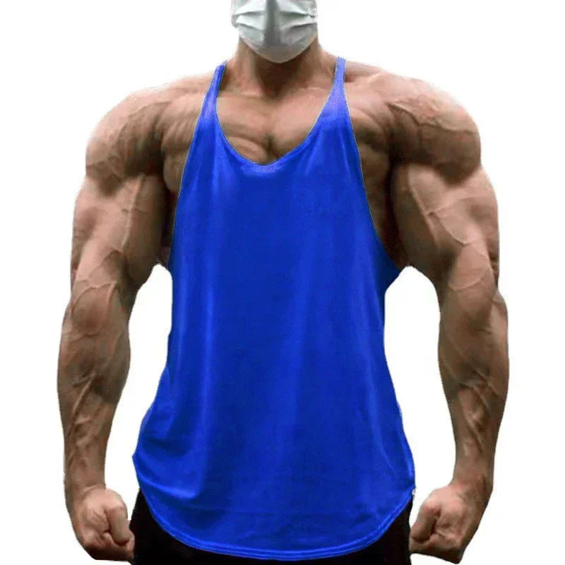 Débardeur homme musculation – coupe classique coton pour entraînement