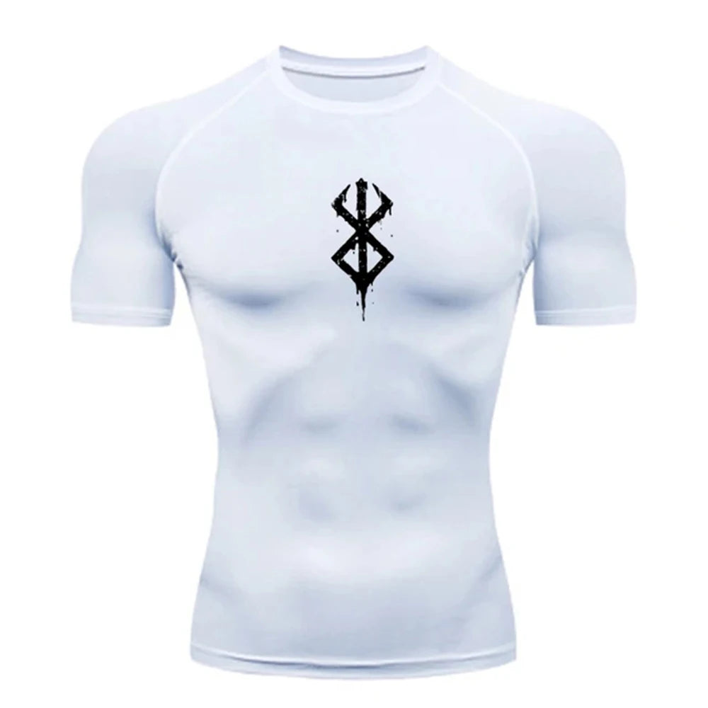 T-shirt compression homme "Berserk" – respirant, gainant et sèche rapide
