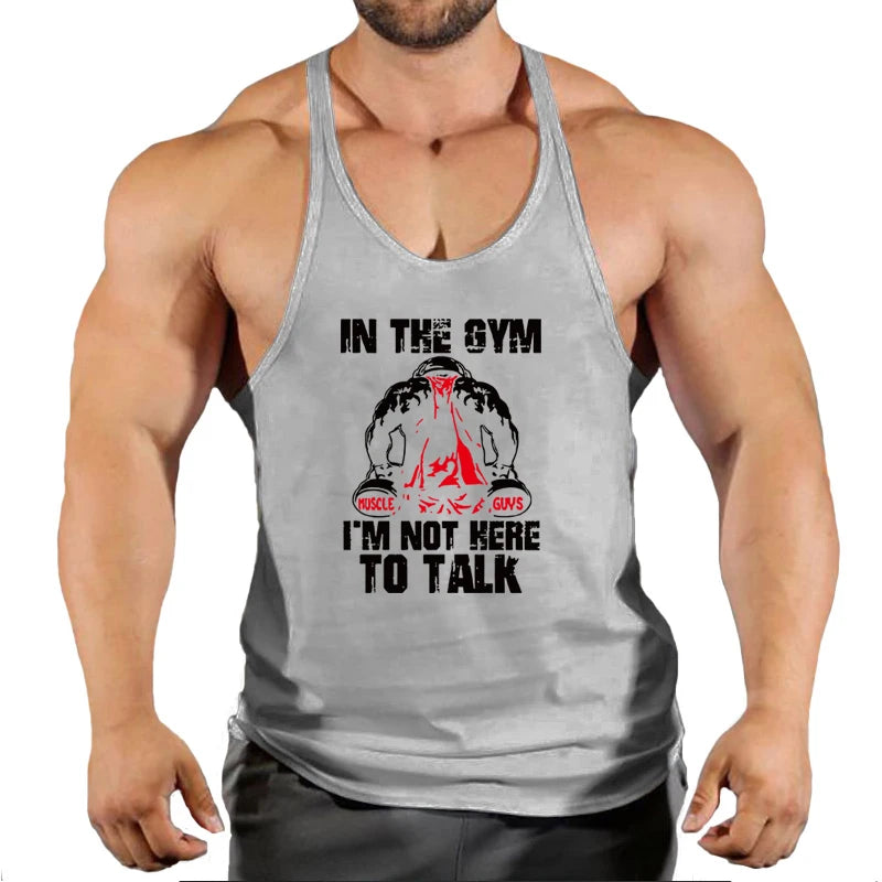 Débardeur musculation homme coton