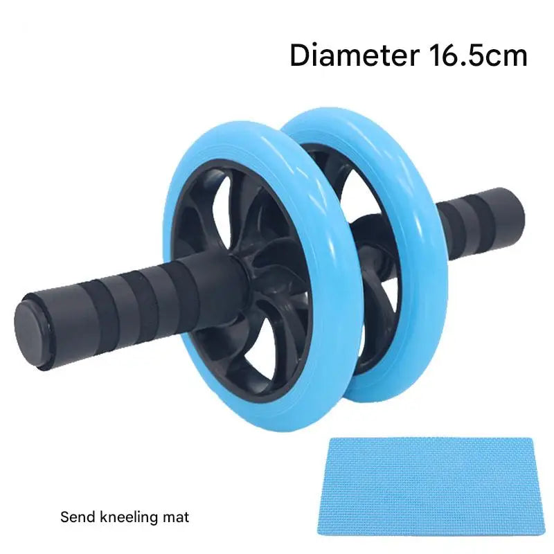 Roue Abdominale Double – Silencieuse avec Tapis – Fitness & Renforcement Musculaire