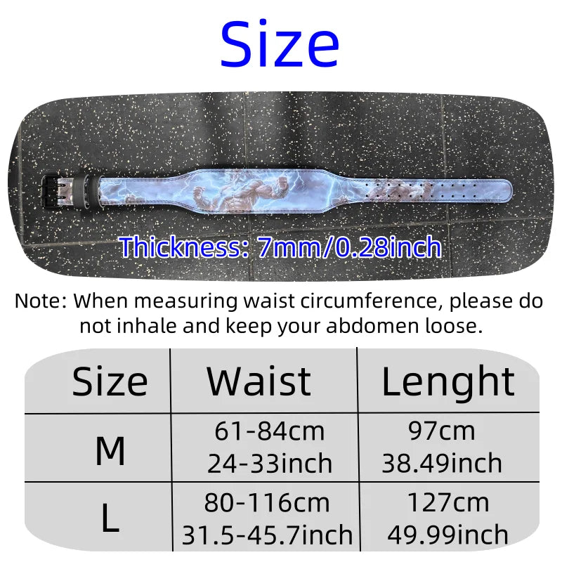 Ceinture de musculation Zeus Lightning – Soutien lombaire haute intensité pour hommes & femmes