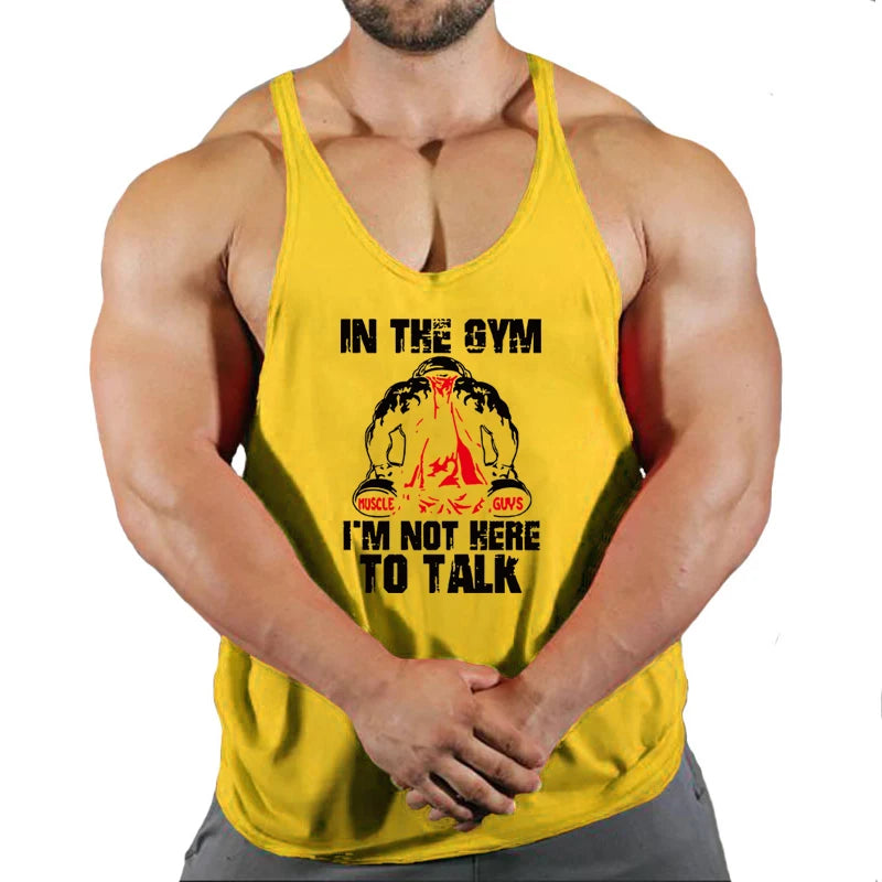 Débardeur musculation homme coton