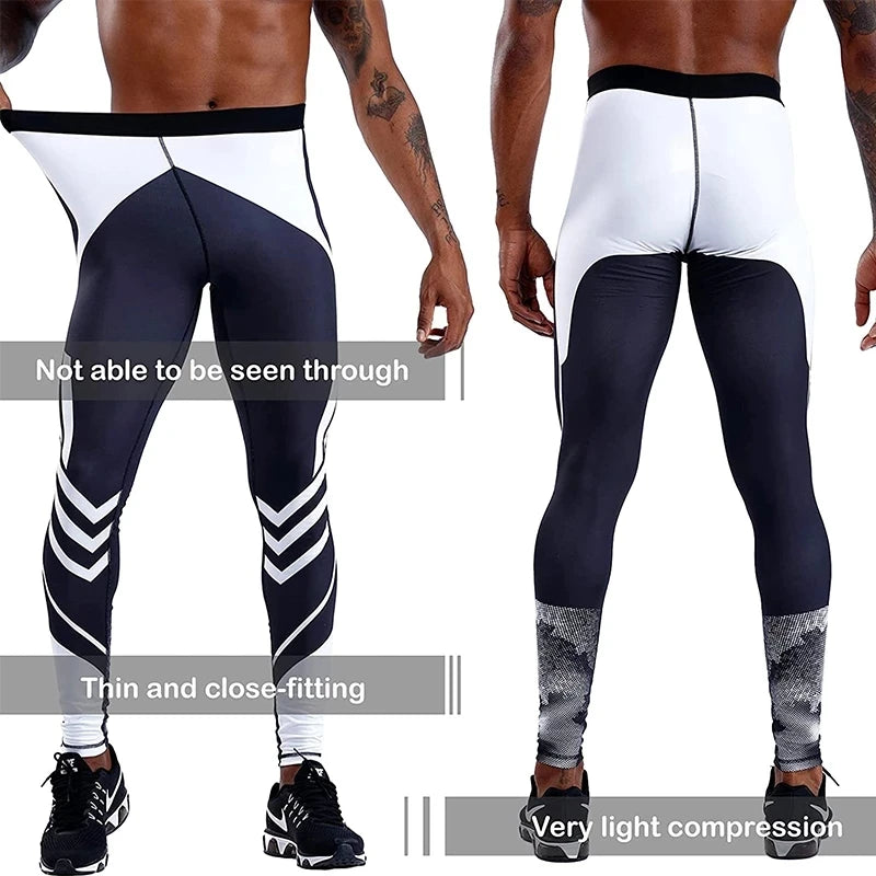Leggings compression homme sport – Séchage rapide & maintien musculaire total