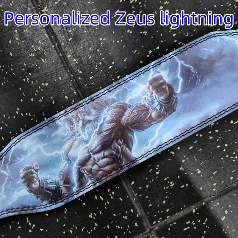 Ceinture de musculation Zeus Lightning – Soutien lombaire haute intensité pour hommes & femmes