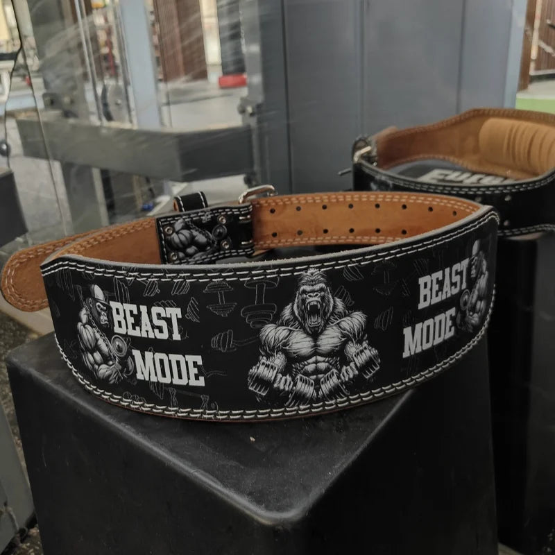 Ceinture de Musculation Powerlifting – Soutien Lombaire – PU Premium Fitness King Kong