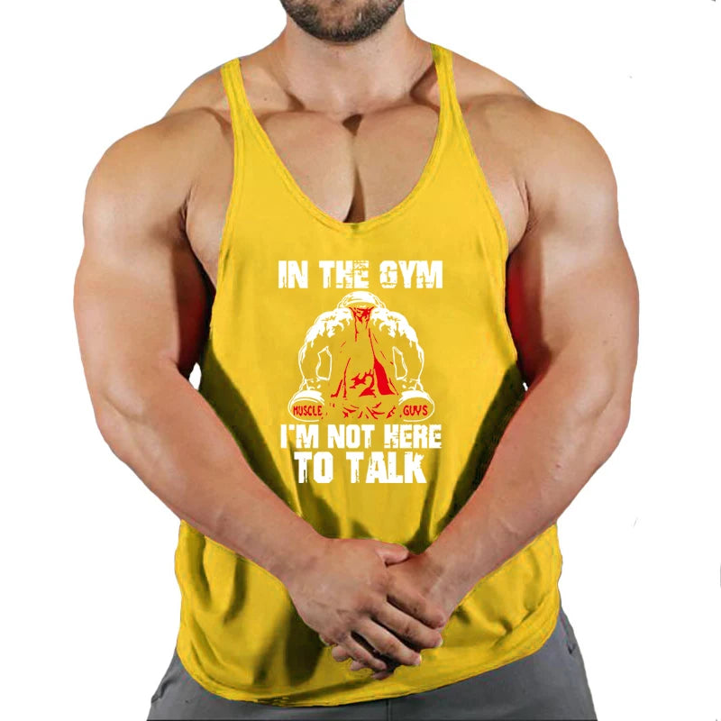 Débardeur musculation homme coton