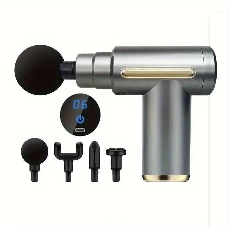 Mini Pistolet de Massage Musculaire – Rechargeable – Détente & Récupération