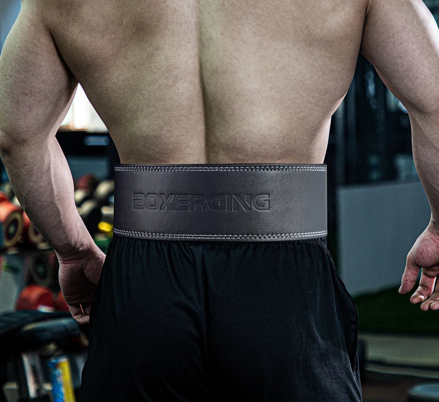 Ceinture musculation cuir – boucle métal ultra résistante, soutien lombaire pro