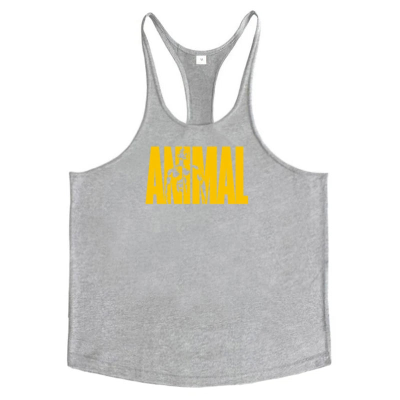 Débardeur musculation homme ANIMAL – stringer coton dos nageur