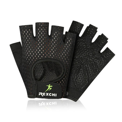 Gants de Fitness Demi-Doigt – Respirants & Antidérapants – Hommes & Femmes