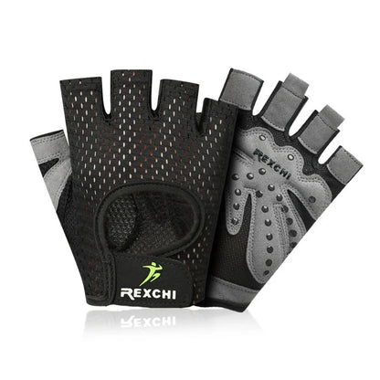 Gants de Fitness Demi-Doigt – Respirants & Antidérapants – Hommes & Femmes
