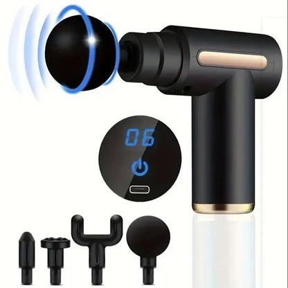 Mini Pistolet de Massage Musculaire – Rechargeable – Détente & Récupération