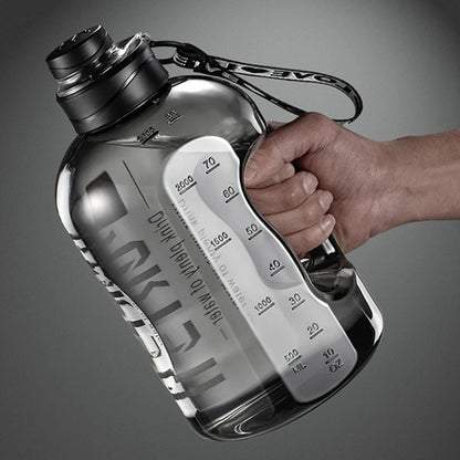 Gourde XL avec Paille –  2.7L – Hydratation Sport & Outdoor