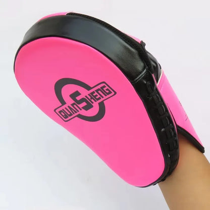 Cible de frappe courbée en PU – Gants focus boxe, MMA et entraînement cardio