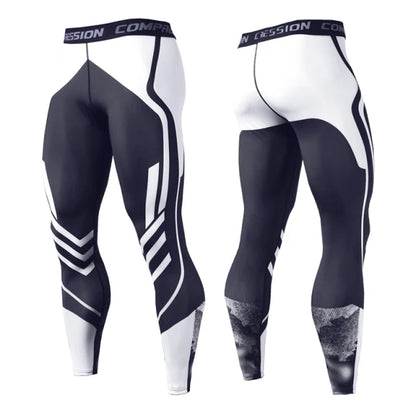 Leggings compression homme sport – Séchage rapide & maintien musculaire total