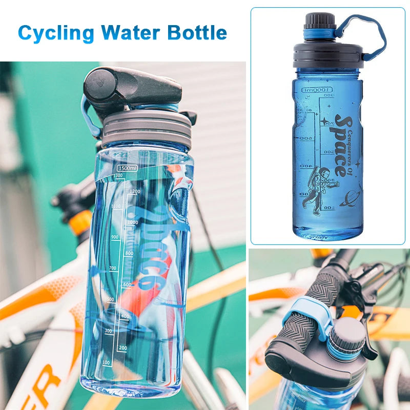 Gourde Sport Grande Capacité – 1L/2L/3L – Bouchon Anti-Fuite & Filtre