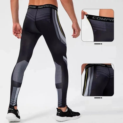 Leggings compression homme sport – Séchage rapide & maintien musculaire total