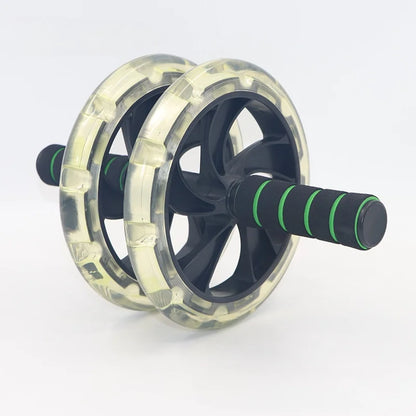 Roue Abdominale Double – Silencieuse avec Tapis – Fitness & Renforcement Musculaire