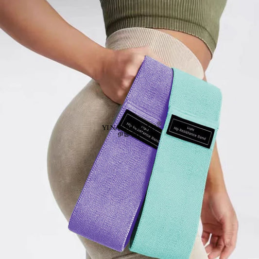 Bandes de résistance fessiers en tissu – set de 3 niveaux, anti-glisse & haute élasticité