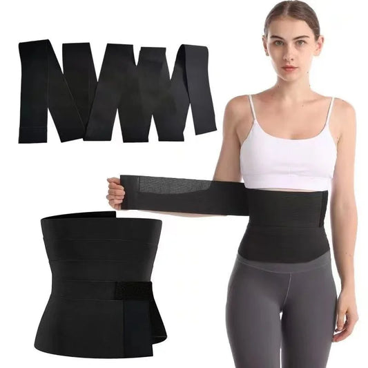 Bande gainante taille & ventre – maintien élastique pour fitness & yoga