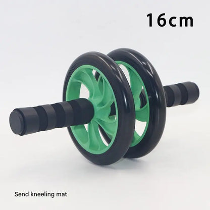 Roue Abdominale Double – Silencieuse avec Tapis – Fitness & Renforcement Musculaire