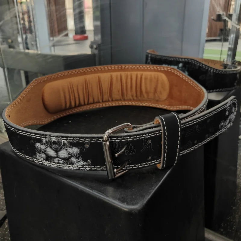 Ceinture de Musculation Powerlifting – Soutien Lombaire – PU Premium Fitness King Kong