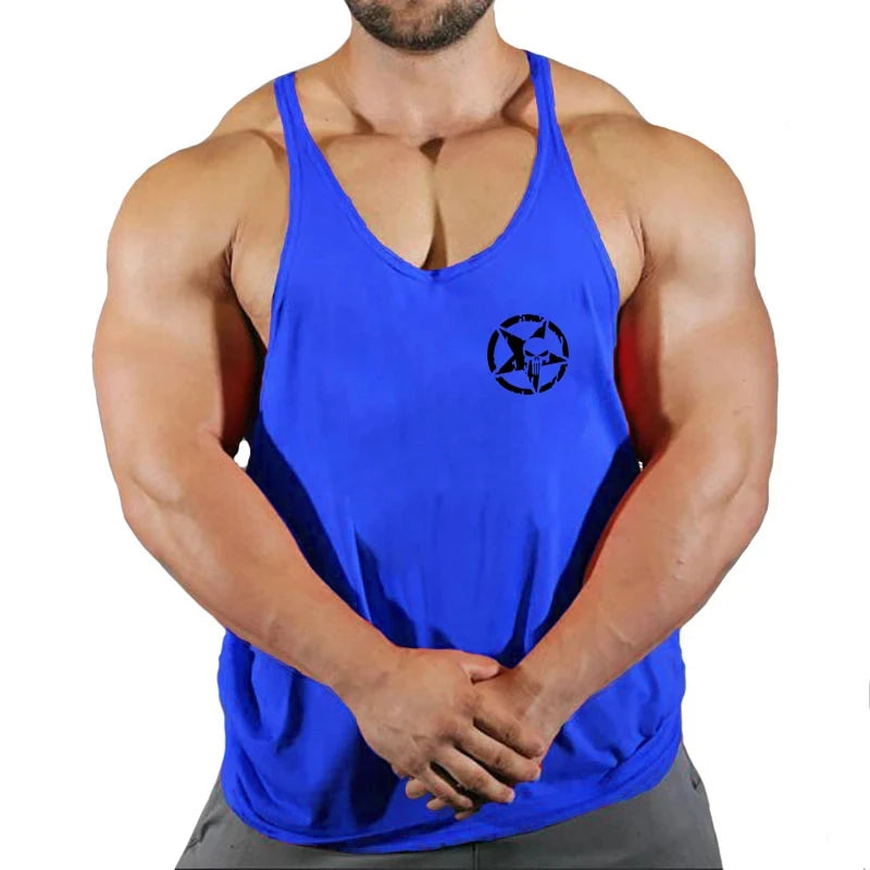 Débardeur stringer V-neck homme – coton respirant pour musculation & lifestyle