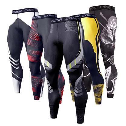Leggings compression homme sport – Séchage rapide & maintien musculaire total