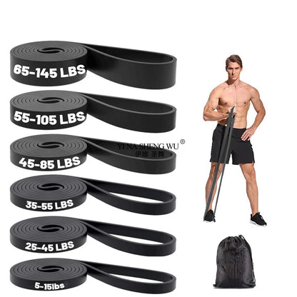 Bande de résistance musculation en latex – Heavy Duty Power Band pour traction, crossfit et entraînement