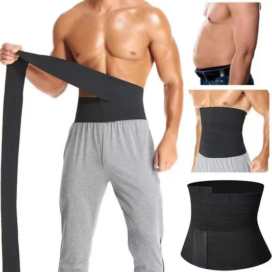 Bande gainante taille & ventre – maintien élastique pour fitness & yoga