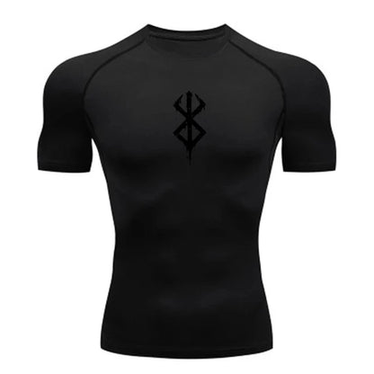 T-shirt compression homme "Berserk" – respirant, gainant et sèche rapide