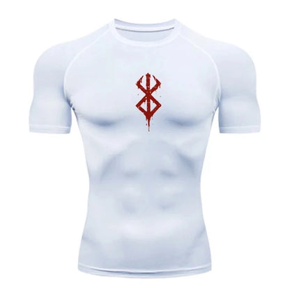 T-shirt compression homme "Berserk" – respirant, gainant et sèche rapide
