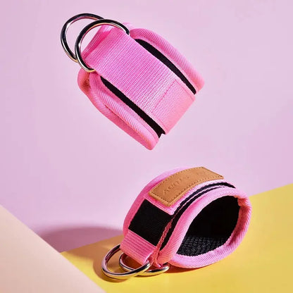 Sangles poignets ajustables en néoprène – Accessoire musculation pour câbles & élastiques