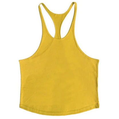 Débardeur homme musculation – coupe classique coton pour entraînement