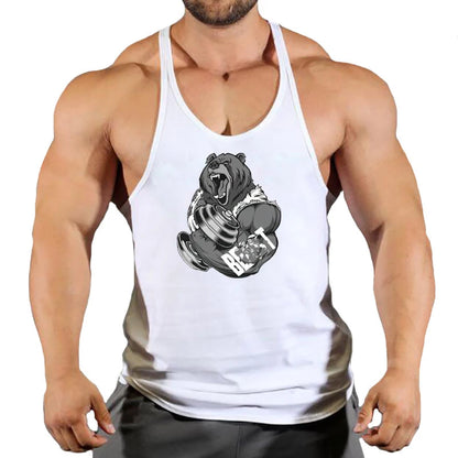 Débardeur musculation homme sans manches en coton – Respirant & ajusté pour l’entraînement