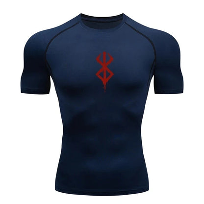 T-shirt compression homme "Berserk" – respirant, gainant et sèche rapide