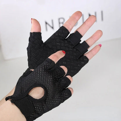 Gants de Sport Demi-Doigt – Antidérapants Silicone – Fitness & Cyclisme