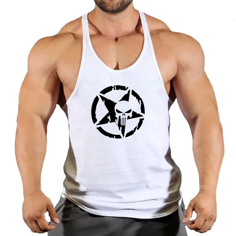 Débardeur stringer V-neck homme – coton respirant pour musculation & lifestyle
