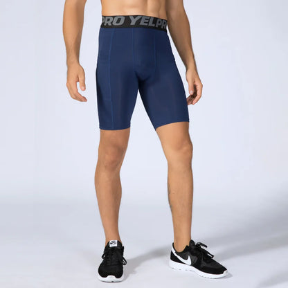 Short compression homme sport – Séchage rapide avec poche intégrée