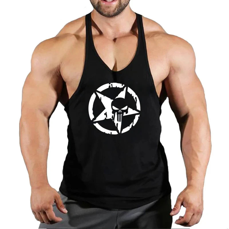 Débardeur stringer V-neck homme – coton respirant pour musculation & lifestyle
