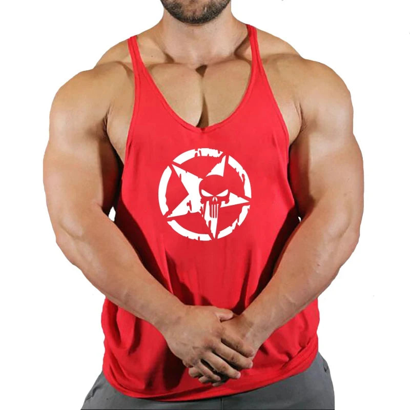 Débardeur stringer V-neck homme – coton respirant pour musculation & lifestyle