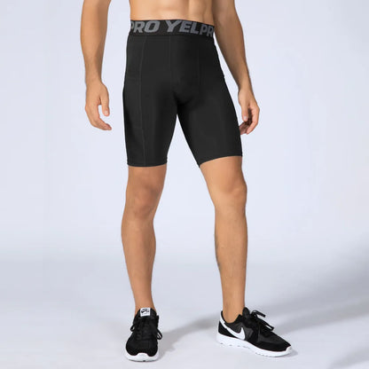 Short compression homme sport – Séchage rapide avec poche intégrée