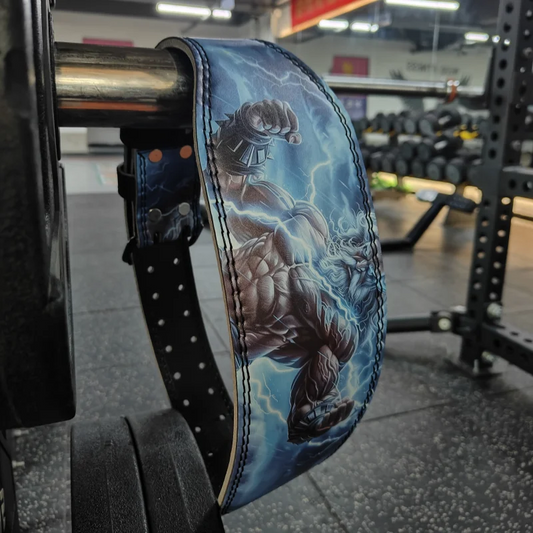 Ceinture de musculation Zeus Lightning – Soutien lombaire haute intensité pour hommes & femmes