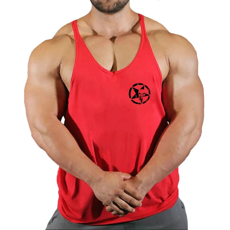 Débardeur stringer V-neck homme – coton respirant pour musculation & lifestyle