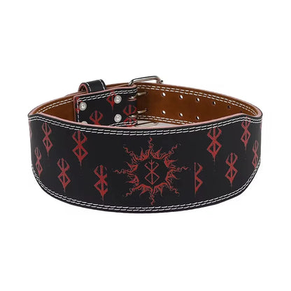 Ceinture de Musculation Fitness – Soutien Lombaire PU – Style Sport