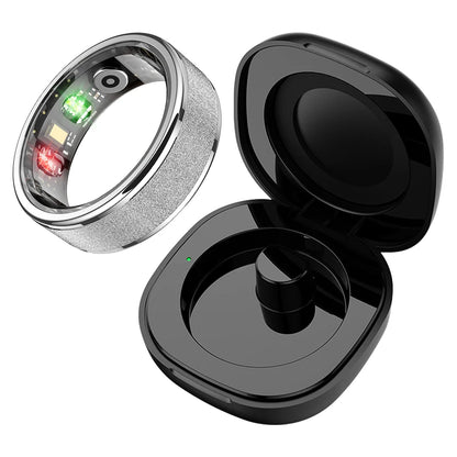 Bague connectée COLMI R10 – suivi santé 24/7 avec boîtier de recharge intégré