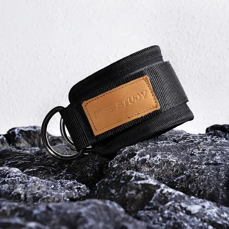 Sangles poignets ajustables en néoprène – Accessoire musculation pour câbles & élastiques